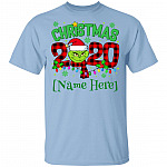 Personalized Christmas 2020 T-Shirt - Xmas 2020 Shirt, Light Blue, Unisex T-Shirt Personalized Christmas 2020 T-Shirt - Xmas 2020 Shirt, Light Blue, Unisex T-Shirt