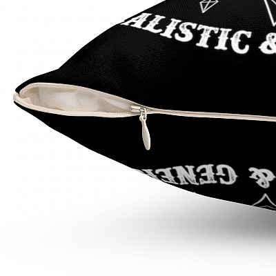 Alternative view of Funny Sagittarius Zodiac Idealistic Generous Throw Pillow - Decorative Pillow - Indoor Outdoor Cushion