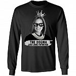 Amy Coney Barrett Glorious ACB The Dogma Lives Loudly Within Her Hoodie - Sweatshirt - Long Sleeve Shirt, Black, Long Sleeve