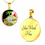 2020 Stink Stank Stunk Funny Quarantine Christmas Luxury Circle Pendant Necklace - Circle Luxury Necklace (Gold Plated) 2020 Stink Stank Stunk Funny Quarantine Christmas Luxury Circle Pendant Necklace - Circle Luxury Necklace (Gold Plated)