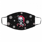 Skull Bah Humbug Funny Santa Christmas Washable Reusable Custom Printed Cloth Face Mask Cover, Black, Cloth Face Cover – Medium/Large Skull Bah Humbug Funny Santa Christmas Washable Reusable Custom Printed Cloth Face Mask Cover, Black, Cloth Face Cover – Medium/Large