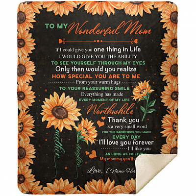 Premium Mink Sherpa Blanket - 50x60