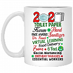 2020 Pandemic Christmas Quarantine A Year To Remember Ceramic Mug - Xmas 2020 Coffee Mug, White, 11 oz. White Mug