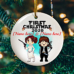 Circle Ornament Mockup Christmas mockup1