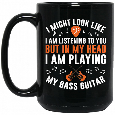 15 oz. Black Mug
