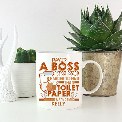 Personalized a Boss Like You Is Harder to Find Than Toilet Paper During Pandemic Coffee Mug - Beer Stein