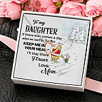 5P. Daughter together pooh-mom Interlocking Hearts Necklace 4