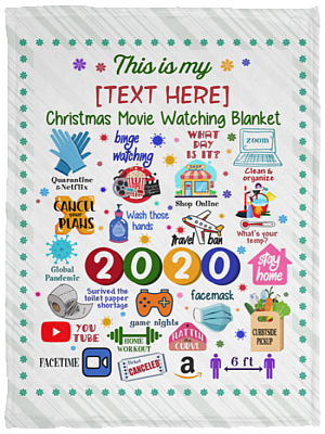 2020 Remember Forget Personalized Blanket, White, Cozy Plush Fleece Blanket - 30x40