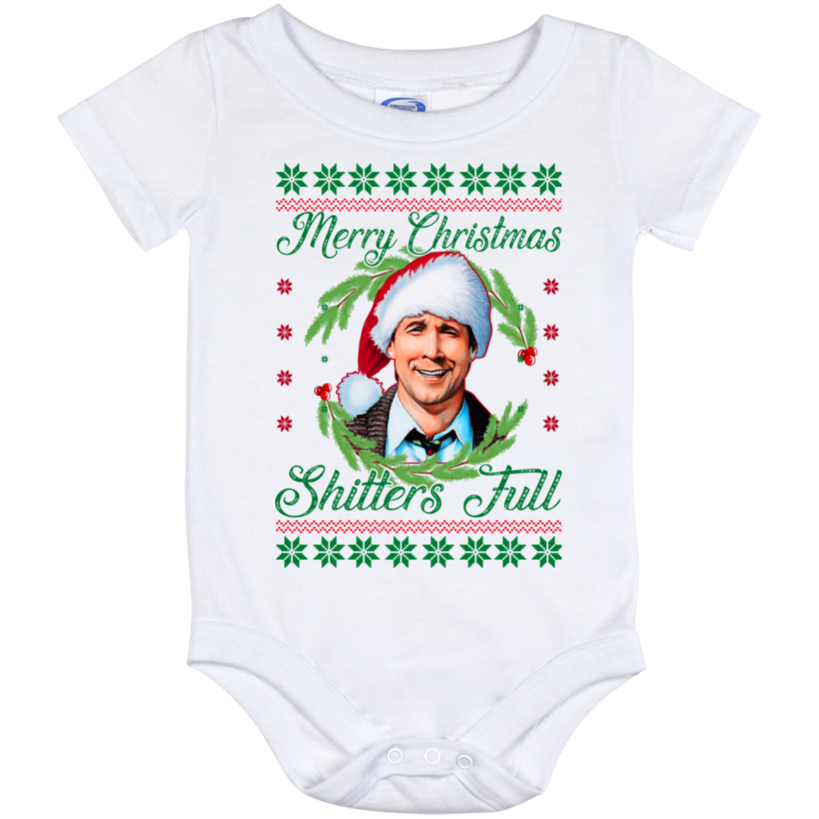 Merry Christmas Shitters Full Clark Griswold Christmas Vacation Baby Onesie - Baby Infant Bodysuit, White, Baby Onesie - 12 Month Merry Christmas Shitters Full Clark Griswold Christmas Vacation Baby Onesie - Baby Infant Bodysuit, White, Baby Onesie - 12 Month