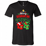 Merry Quarantine Christmas Funny Pandemic Christmas 2020 Family Matching Xmas T-shirt- V-neck, Black, V-Neck T-Shirt Merry Quarantine Christmas Funny Pandemic Christmas 2020 Family Matching Xmas T-shirt- V-neck, Black, V-Neck T-Shirt