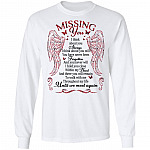 Missing You I Think About You Always Until We Meet Again Hoodie - Sweatshirt - Long Sleeve, White, Long Sleeve