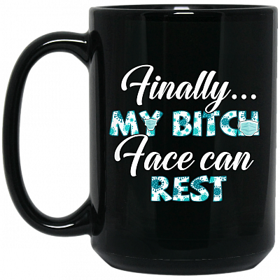 15 oz. Black Mug