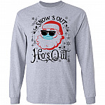 Snow's Out Ho's Out Hoodie, Sport Grey, Long Sleeve