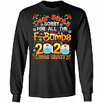 Dear Santa Sorry For All The F-Bombs Hoodie - Sweatshirt - Long Sleeve Shirt - Funny Christmas Shirt, Black, Long Sleeve