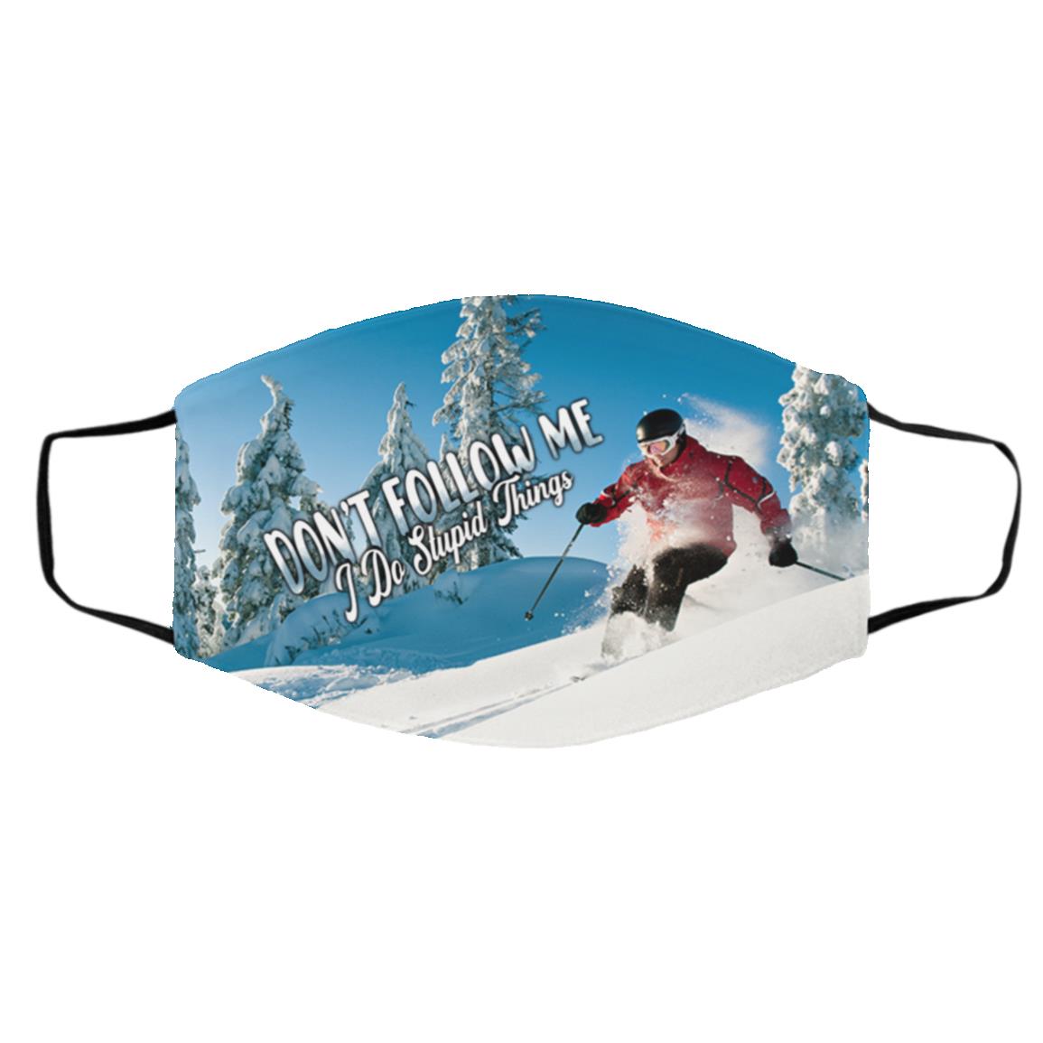 FMA Med/Lg Face Mask, White, Cloth Face Cover – Medium/Large