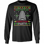 Nakatomi Plaza 1988 Christmas Party Funny Ugly Christmas Hoodie - Sweatshirt - Long Sleeve Shirt, Black, Long Sleeve