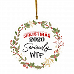 You Don't Know What You've Got Til It's Gone TP Shortage 2020 Quarantine Christmas Pandemic Circle Ornament, White, Circle Ornament