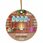 SUBORNC Circle Ornament, White, Circle Ornament