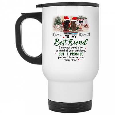 14 oz. White Travel Mug