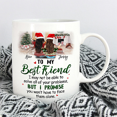 Personalized To My Best Friend Christmas 2020 Bestie Ceramic Coffee Mug - Christmas Gifts For Friends