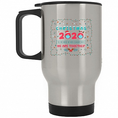 14 oz. Silver Travel Mug