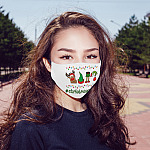 197KNG. Christmas Crew mask mockup