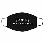 Mr Rachel Mrs Ross Couple Friends, Black, Cloth Face Cover – Medium/Large Mr Rachel Mrs Ross Couple Friends, Black, Cloth Face Cover – Medium/Large