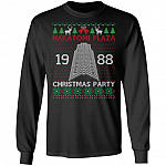7KT. Nakatomi plaza christmas (5), Black, Long Sleeve