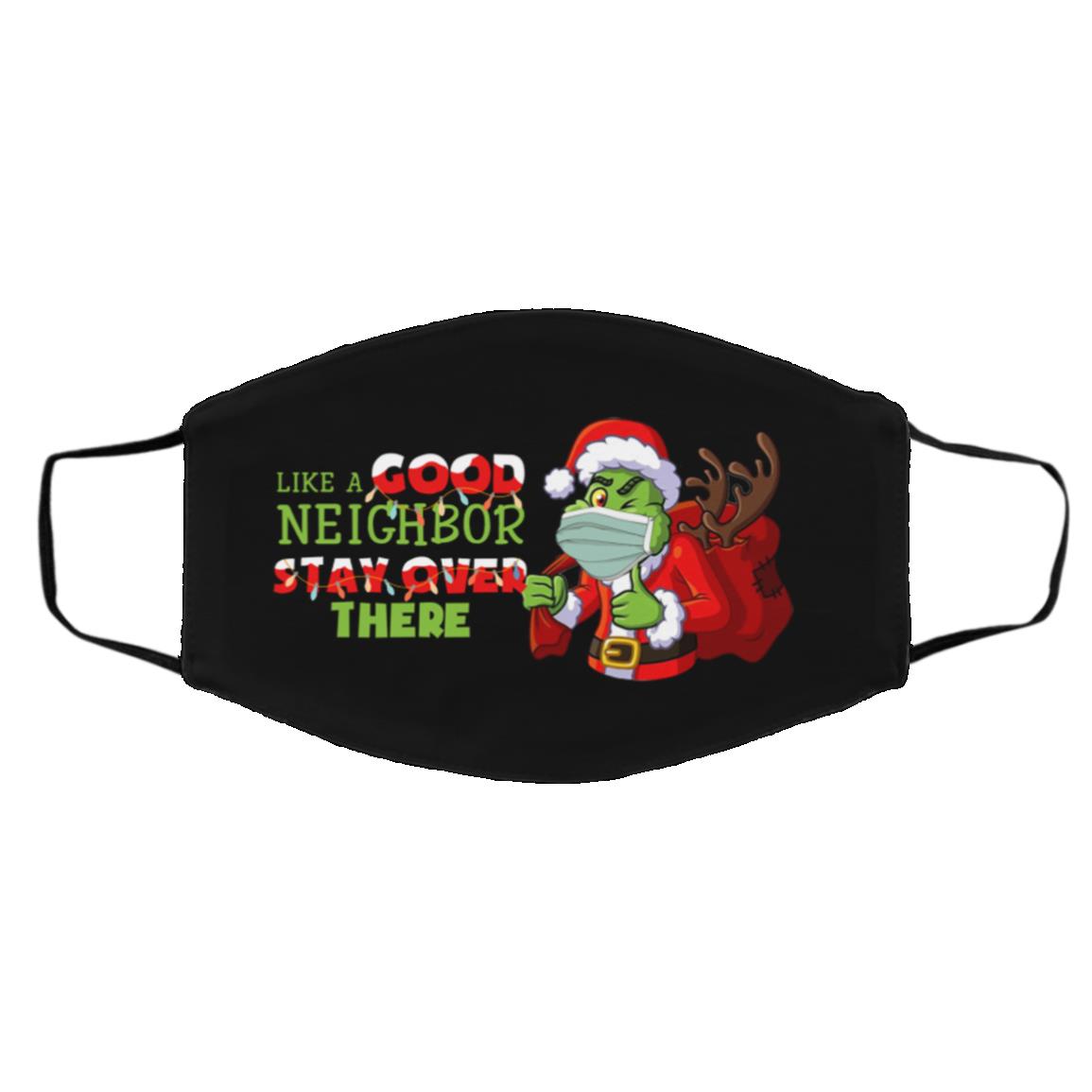 8VT. Like A Good Neighbor Grinch, Black, Cloth Face Cover – Medium/Large 8VT. Like A Good Neighbor Grinch, Black, Cloth Face Cover – Medium/Large