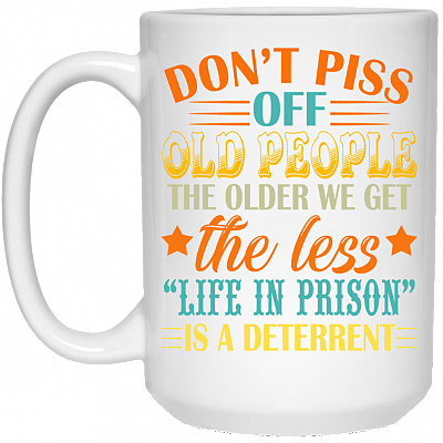 15 oz. White Mug