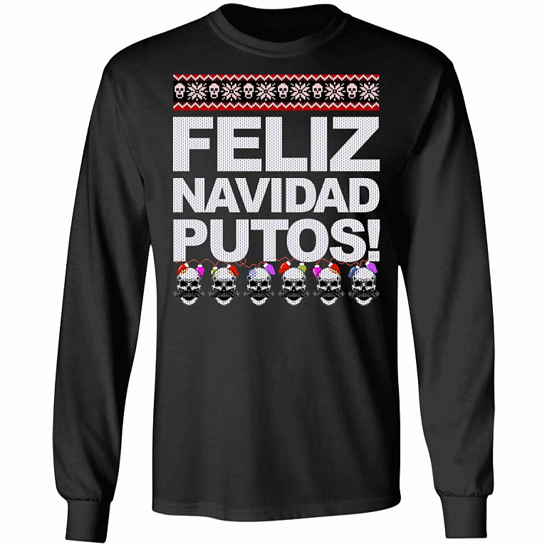 feliz navidad long sleeve shirt