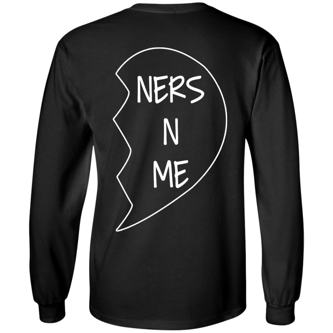 Partners In Crime Right Print On Back Hoodie, Black, Long Sleeve Partners In Crime Right Print On Back Hoodie, Black, Long Sleeve