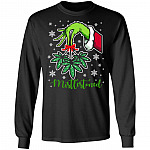 5KT. Mistlestoned Girnch Hand Xmas (4), Black, Long Sleeve