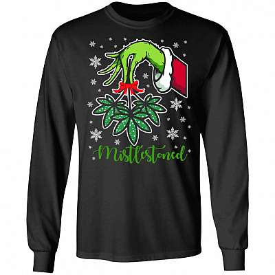 5KT. Mistlestoned Girnch Hand Xmas (4), Black, Long Sleeve