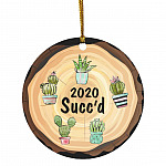 71 HG. 2020 Succ'd (3), White, Circle Ornament 71 HG. 2020 Succ'd (3), White, Circle Ornament