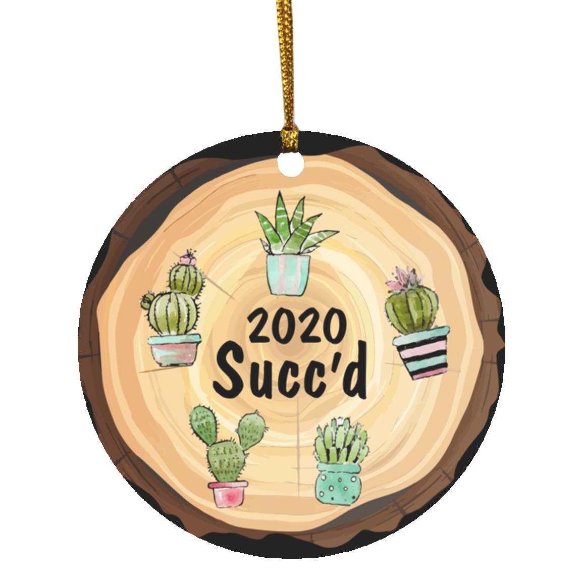 71 HG. 2020 Succ'd (3), White, Circle Ornament 71 HG. 2020 Succ'd (3), White, Circle Ornament