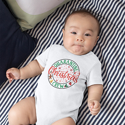 Alternative view of Quarantine Christmas Crew Matching Christmas For Family Baby Onesie - Holiday Pajamas 2020 Baby Infant Bodysuit