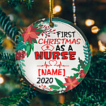 First Christmas As A Nurse Personalized mk 2