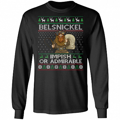 1. Belsnickel Dwight The Office(6), Black, Long Sleeve