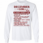 5. Girl Facts 12, White, Long Sleeve