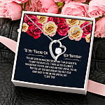 7MH. HPBD (Message Card Forever Love Necklace (Silver) 4