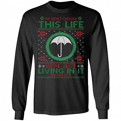 1. Living In It(5), Black, Long Sleeve