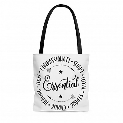 Essential Worker Gift Quarantined 2020 AOP Tote Bag - Shoulder Bag - Reusable Grocery Shopping Bag