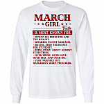 5. Girl Facts 3, White, Long Sleeve