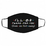 3. I'll Be There-A(1), White, Cloth Face Cover – Medium/Large
