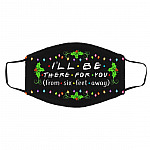 3. I'll Be There-B(2), White, Cloth Face Cover – Medium/Large