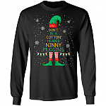 Elf Buddy Don't Be A Cotton Headed Ninny Mugging Funny Christmas Christmas Ugly Christmas Sweater Long Sleeve, Black, Long Sleeve