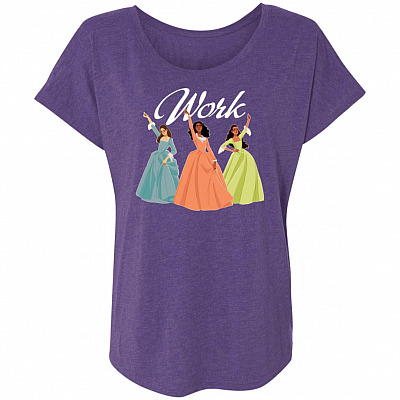 Ladies Triblend Dolman Sleeve