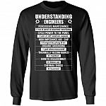 Understanding Engineers Hoodie, Black, Long Sleeve Understanding Engineers Hoodie, Black, Long Sleeve