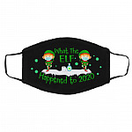 What the Elf Happened Face Mask Cover, White, Cloth Face Cover – Medium/Large What the Elf Happened Face Mask Cover, White, Cloth Face Cover – Medium/Large